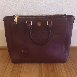 Tory Burch Large Double Zip Satchel - Used once!